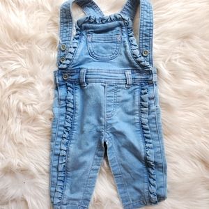 Baby Girl Denim Overalls
